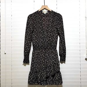 MICHAEL Michael Kors Women’s Long Sleeve Fit and Flare Floral Print Dress Size-S